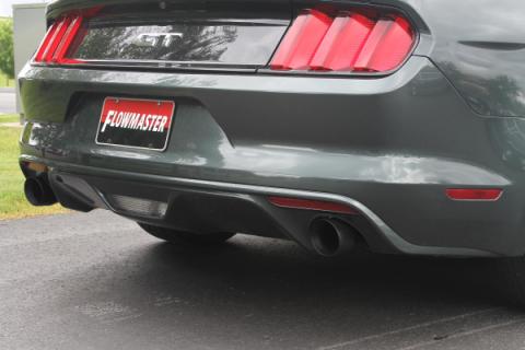 Outlaw Axle-Back Exhaust System 2015-2017 Ford Mustang Gt 5.0L Coupes &amp; Convertibles Aggressive Sound Flowmaster