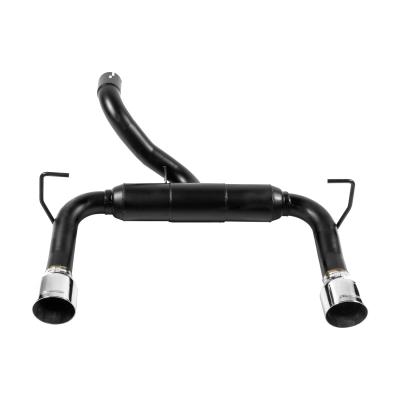 Outlaw Axle-Back Exhaust System Fits 2018-2026 Jeep Wrangler Jl With The 2.0L, 3.6L Engines Fits Both 2/4 Door Models Aggressive To Moderate Sound Flowmaster