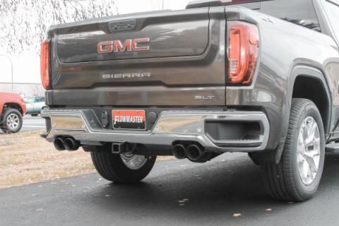 American Thunder Cat-Back Exhaust System Fits 2019-2023 Silverado/Sierra 1500 With 6.2L Engine Aggressive To Moderate Sound Flowmaster