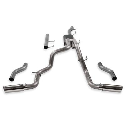 American Thunder Cat-Back Exhaust System Fits 2014-2024 Ram 3500 Crew Cab &amp; Megacab Trucks, 6.4L Engine With Single Or Dual Rear Wheels Aggressive To Moderate Sound Flowmaster