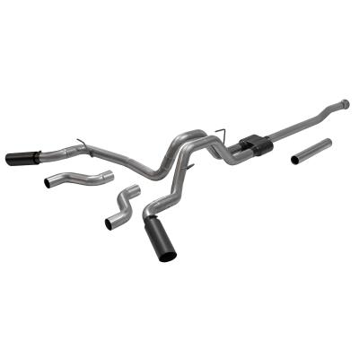 Outlaw Cat-Back Exhaust System Fits 2021-2025 Ford F-150 2.7L, 3.5L, 5.0L, 3.0 Inch Outlaw Dual Exit Stainless Steel Cat-Back Exhaust System Flowmaster