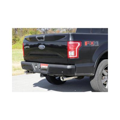 Force Ii Cat-Back Exhaust System Fits 2015-2020 Ford F-150 2.7L, 3.3L, 3.5L, 5.0-Liter, Force Ii Cat-Back, Dual Out Rear Exit, 4.00-Inch Polished Tips, Stainless Steel Exhaust System Flowmaster