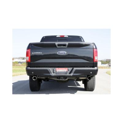 Force Ii Cat-Back Exhaust System Fits 2015-2020 Ford F-150 2.7L, 3.3L, 3.5L, 5.0-Liter, Force Ii Cat-Back, Dual Out Rear Exit, 4.00-Inch Polished Tips, Stainless Steel Exhaust System Flowmaster