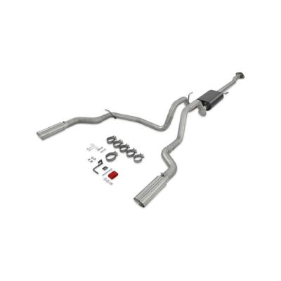 Force Ii Cat-Back Exhaust System Fits 2015-2020 Ford F-150 2.7L, 3.3L, 3.5L, 5.0-Liter, Force Ii Cat-Back, Dual Out Rear Exit, 4.00-Inch Polished Tips, Stainless Steel Exhaust System Flowmaster