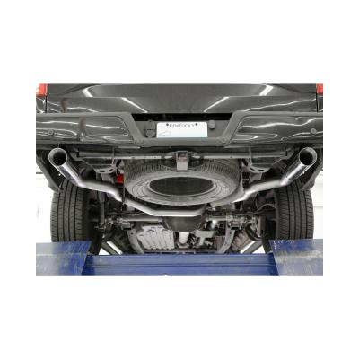 Force Ii Cat-Back Exhaust System Fits 2015-2020 Ford F-150 2.7L, 3.3L, 3.5L, 5.0-Liter, Force Ii Cat-Back, Dual Out Rear Exit, 4.00-Inch Polished Tips, Stainless Steel Exhaust System Flowmaster