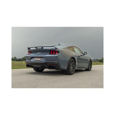 Outlaw Axle-Back Exhaust System Fits 2024-2026 Ford Mustang Gt 5.0-Liter And Ecoboost 2.3-Liter, Outlaw Axle-Back 3.0-Inch Stainless Steel Exhaust System, 4.0-Inch Black Quad Tips With Valves Flowmaster