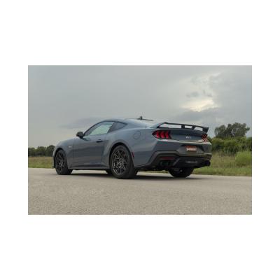 Outlaw Axle-Back Exhaust System Fits 2024-2026 Ford Mustang Gt 5.0-Liter And Ecoboost 2.3-Liter, Outlaw Axle-Back 3.0-Inch Stainless Steel Exhaust System, 4.0-Inch Black Quad Tips With Valves Flowmaster