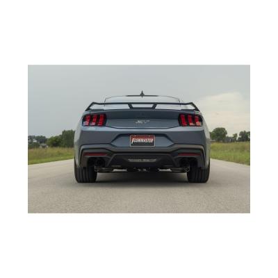 Outlaw Axle-Back Exhaust System Fits 2024-2026 Ford Mustang Gt 5.0-Liter And Ecoboost 2.3-Liter, Outlaw Axle-Back 3.0-Inch Stainless Steel Exhaust System, 4.0-Inch Black Quad Tips With Valves Flowmaster