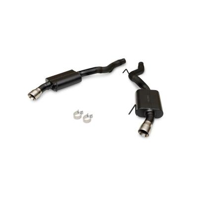 American Thunder Axle-Back Exhaust System Fits 2024-2026 Ford Mustang Gt 5.0-Liter And Ecoboost 2.3L, American Thunder Axle-Back 3.0-Inch Stainless Steel Exhaust System, 4.0-Inch Dual Polished Tips Flowmaster
