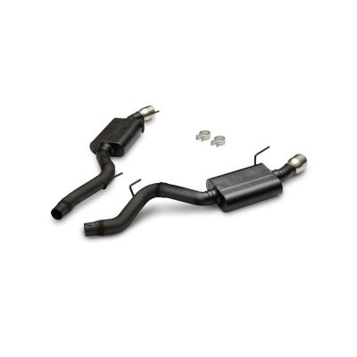 American Thunder Axle-Back Exhaust System Fits 2024-2026 Ford Mustang Gt 5.0-Liter And Ecoboost 2.3L, American Thunder Axle-Back 3.0-Inch Stainless Steel Exhaust System, 4.0-Inch Dual Polished Tips Flowmaster