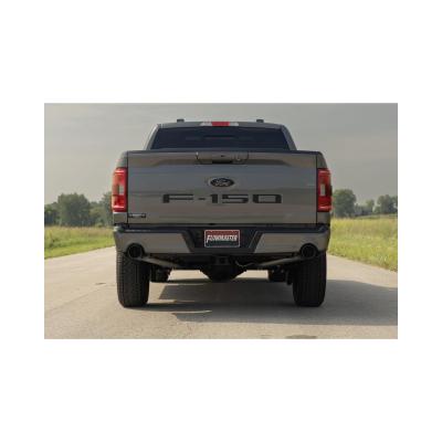 Outlaw Cat-Back Exhaust System Fits 2021-2025 Ford F150 2.7, 3.5 And 5.0-Liter, Powerboost And Non-Hybrid With Factory Dual Tailpipes, Outlaw Cat-Back 3.0-Inch Stainless Steel Exhaust System, 4.50-Inch Black Tips Flowmaster