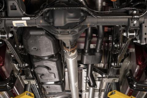 American Thunder Direct Fit Muffler Fits 2025 2026 Ram 1500 3.0L Standard Output, American Thunder Direct-Fit Muffler Exhaust System, 409 Stainless Steel Flowmaster