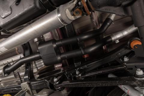 American Thunder Direct Fit Muffler Fits 2025 2026 Ram 1500 3.0L Standard Output, American Thunder Direct-Fit Muffler Exhaust System, 409 Stainless Steel Flowmaster