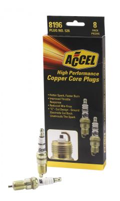 Hp Copper Spark Plug 14MM Thread .708 In Reach Heat Range 6 2 Pack Of 0526-4 ACCEL