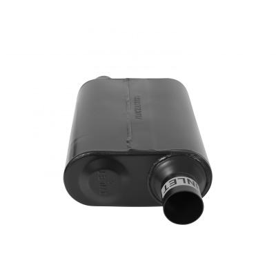 40 Series Delta Flow Chambered Muffler 40 Delta Flow Stainless Steel 2.25 Offset In 2.25 Offset Out Aggressive Sound Flowmaster
