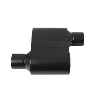 Super 10 Series Chambered Muffler Super 10 Series Stainless Steel 2.50 Offset In 2.50 Offset Out Aggressive Sound Flowmaster