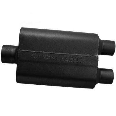 Super 44 Series Chambered Muffler Super 44 Series Stainless Steel 3.00 Center In 2.50 Dual Out Aggressive Sound Flowmaster