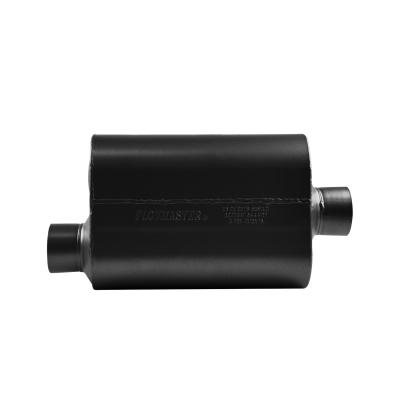 Super 40 Series Chambered Muffler Super 40 Stainless Steel 3.00 Offset In 3.00 Center Out Aggressive Sound Flowmaster