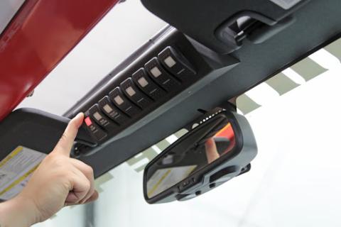 BantamX w/ Blue LED Switch panel for JK 2007-2008