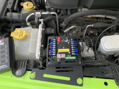 BantamX w/ Green LED Switch panel for JK 2009-2018