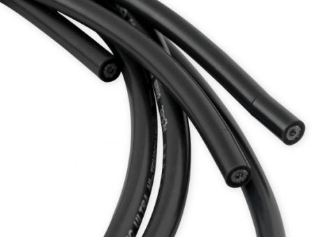 Spark Plug Wire Set Universal 180 Deg Black Ceramic Boots These Black Ceramic Boot Spiral Core Universal Fit Spark Plug Wire Sets Have Straight 180 Degree Boots ACCEL