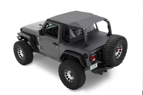 Duster Deck Cover Jeep '18-26 Wrangler JL 2-Door Black Diamond Bestop