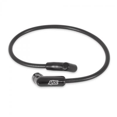 Spark Plug Wire Set Chevy Small Block- Hei 75-86 Wires Under Valve Cover Black ustom Fit Extreme Heat Black Ceramic Boot Spark Plug Wire Set ACCEL
