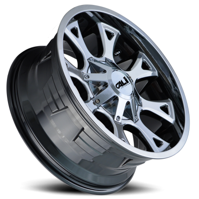 Cast Aluminum Wheels Anarchy 9103 CH 20x9 Chrome 5 On 127/5 On139.7 Bolt Pattern 0 Offset Cali Offroad Wheels