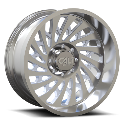 Cast Aluminum Wheels Switchback 9108 PO 22x12 Polished 5 On 127 Bolt Pattern -51 Offset Cali Offroad Wheels