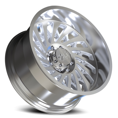 Cast Aluminum Wheels Switchback 9108 PO 22x12 Polished 5 On 127 Bolt Pattern -51 Offset Cali Offroad Wheels