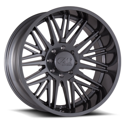 Cast Aluminum Wheels Rawkon 9109 SL 20x12 Graphite 6 On 135 Bolt Pattern -51 Offset Cali Offroad Wheels