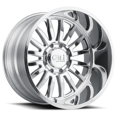Cast Aluminum Wheels Summit 9110 PO 22x10 Milled Spokes Polished 6 On 135 Bolt Pattern 0 Offset Cali Offroad Wheels