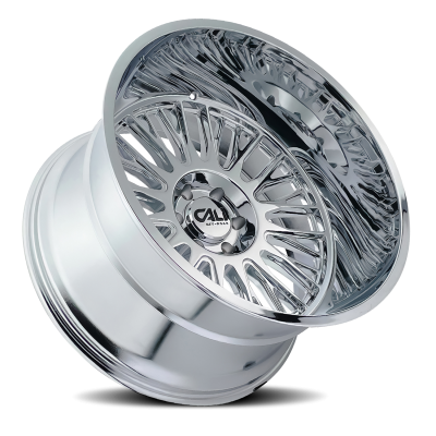Cast Aluminum Wheels Vertex 9116 CH 22x12 Chrome 6 On 135 Bolt Pattern -44 Offset Cali Offroad Wheels