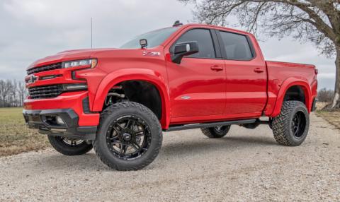 92 Series Wheel Machined One-Piece Gloss Black 20x12 8x180 -44mm Rough Country