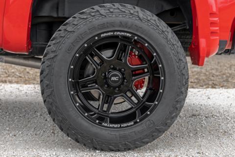 92 Series Wheel Machined One-Piece Gloss Black 20x12 8x180 -44mm Rough Country