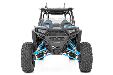 Tubular Bumper Front Black Series LED 6 Light Slim Line Polaris RZR XP1000 Rough Country