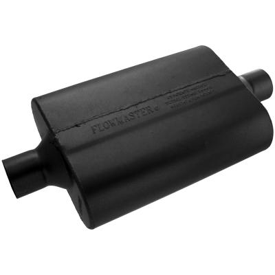 40 Series Delta Flow Chambered Muffler 40 Delta Flow 2.25 Center In 2.25 Center Out Aggressive Sound Flowmaster
