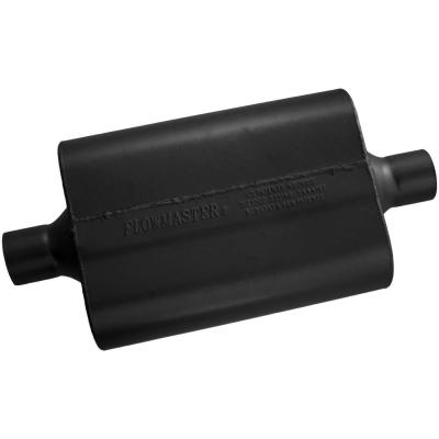 40 Series Delta Flow Chambered Muffler 40 Delta Flow 2.25 Center In 2.25 Center Out Aggressive Sound Flowmaster