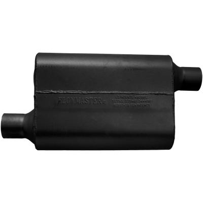 40 Series Delta Flow Chambered Muffler 40 Delta Flow 2.25 Offset In 2.25 Offset Out Aggressive Sound Flowmaster