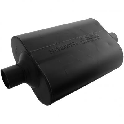 Super 40 Series Chambered Muffler Super 40 2.25 Center In 2.25 Center Out Aggressive Sound Flowmaster