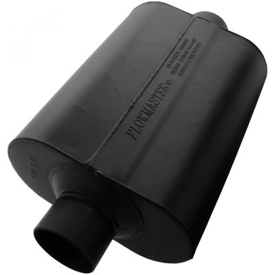 Super 40 Series Chambered Muffler Super 40 3.00 Center In 3.00 Center Out Aggressive Sound Flowmaster