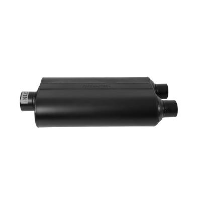 50 Series Hd Chambered Muffler 50 H.D 3.00 Center In 2.50 Dual Out Moderate Sound Flowmaster