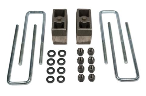 4 Inch Rear Block &amp; U-Bolt Kit 69-72 Chevy Truck/GMC Truck/Suburban 1/2 &amp; 3/4 Ton 4WD/Chevy Blazer/GMC Jimmy 1/2 Ton 4WD Tuff Country
