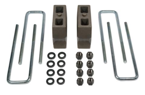5.5 Inch Rear Block &amp; U-Bolt Kit 73-87 Chevy Truck/GMC Truck/73-91 Suburban/Tahoe/Jimmy 1/2 Ton 4WD Tuff Country