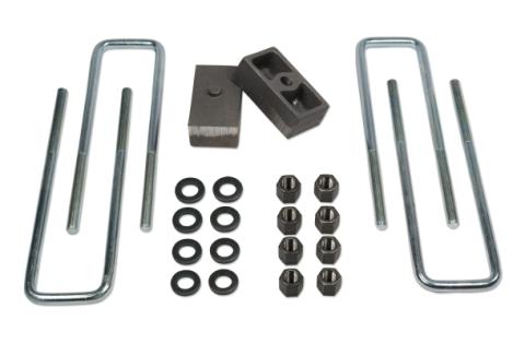 1.5 Inch Rear Block &amp; U-Bolt Kit 88-98 Chevy/GMC Truck 1500 2500 &amp; 3500 4WD/92-98 Chevy/GMC Suburban 1500 &amp; 2500 4WD/94-98 Tahoe/Yukon 4WD Tuff Country