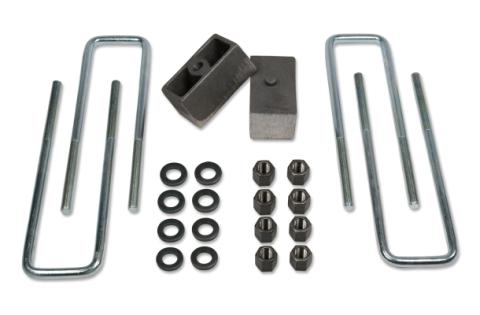 2 Inch Rear Block &amp; U-Bolt Kit 88-98 Chevy/GMC Truck 1500 2500 &amp; 3500 4WD 92-98 Chevy/GMC Suburban 1500 &amp; 2500 4WD 94-98 Tahoe/Yukon 4WD Tuff Country