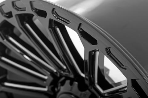 97 Series Wheel One-Piece Gloss Black 20x10 5x5 -19mm Rough Country