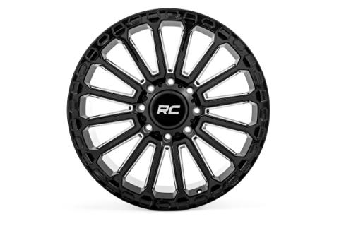 97 Series Wheel One-Piece Gloss Black 22x10 8x170 -19mm Rough Country