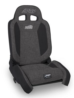 EnduroTrail Reclining Suspension Seat Gray Tweed Passenger PRP Seats