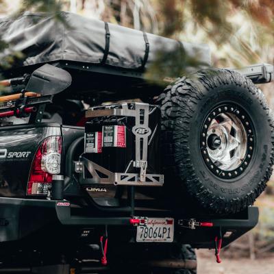 Aluminum Jerry Can Holder for 05-15 Toyota Tacoma All Pro Off Road